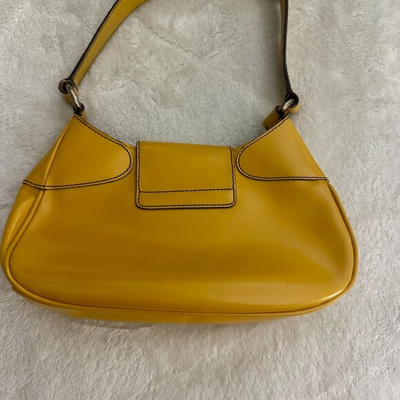 Prada Yellow Shoulder Bag - Picture 4 of 7